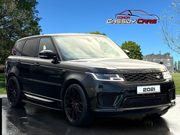 Land Rover Range Rover Sport Estate, Petrol Hybrid, 2021, Black