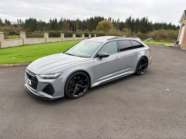 Audi RS6 Estate, Petrol Hybrid, 2020, Grey