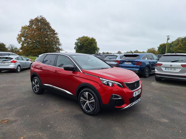 Peugeot 3008 Hatchback, Diesel, 2018, Red