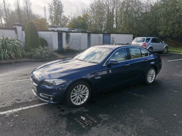 BMW 5-Series Saloon, Diesel, 2016, Blue