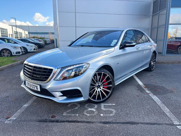 Mercedes-Benz S-Class Saloon, Petrol Plug-in Hybrid, 2017, Silver