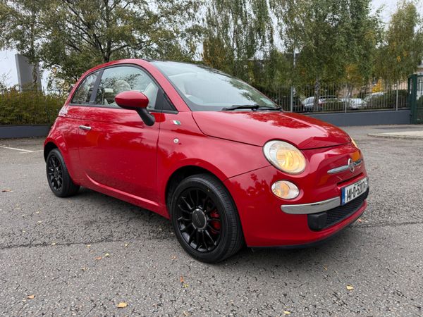 Fiat 500 Hatchback, Petrol, 2014, Red