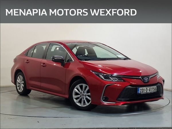 Toyota Corolla Saloon, Petrol Hybrid, 2023, Red