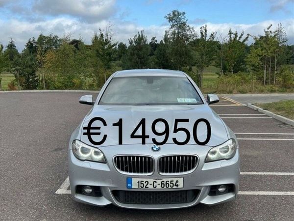 BMW 5-Series Saloon, Diesel, 2015, Silver