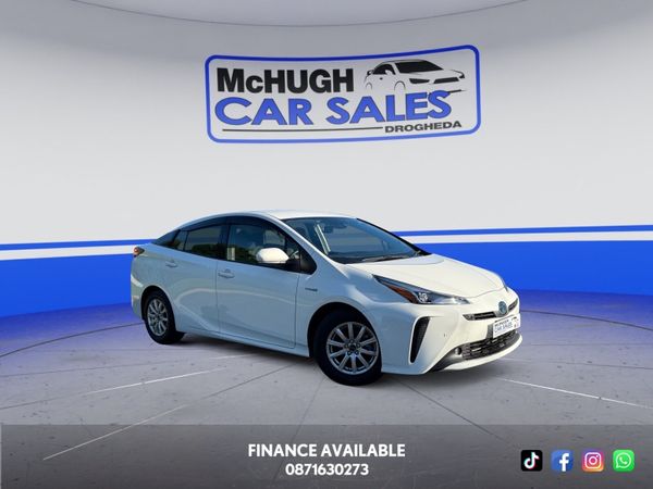 Toyota Prius Saloon, Petrol Hybrid, 2020, White