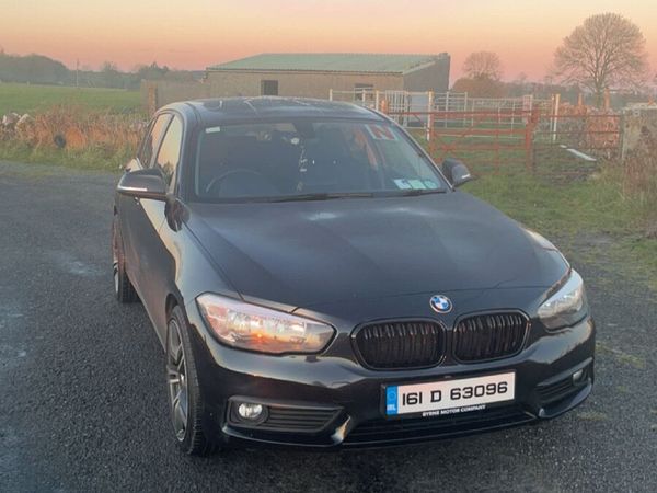BMW 1-Series Hatchback, Diesel, 2016, Black