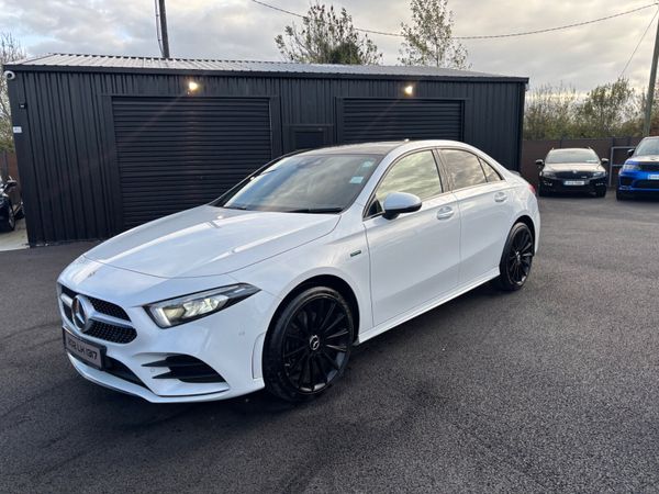 Mercedes-Benz A-Class Saloon, Petrol Plug-in Hybrid, 2020, White