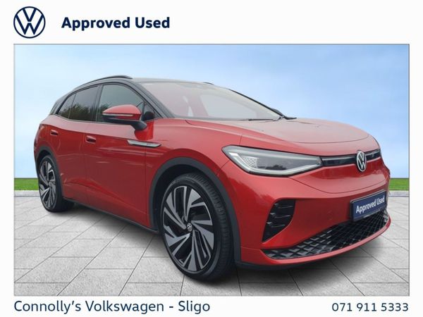 Volkswagen ID.4 SUV, Electric, 2022, Red