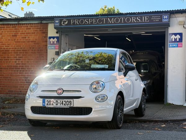 Fiat 500 Hatchback, Petrol, 2020, White