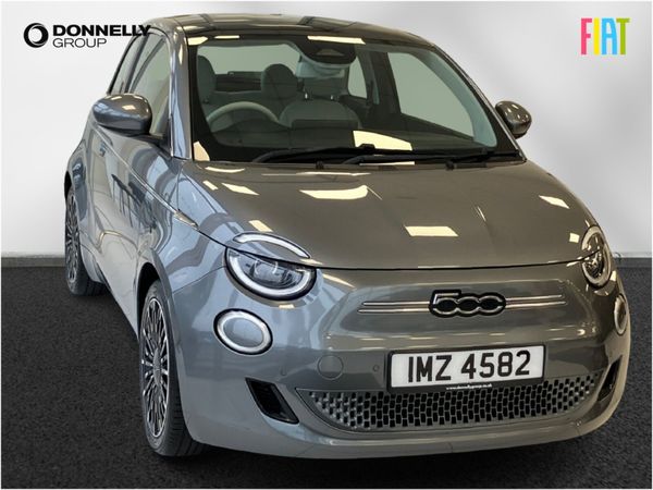 Fiat 500 Hatchback, Electric, 2022, Grey