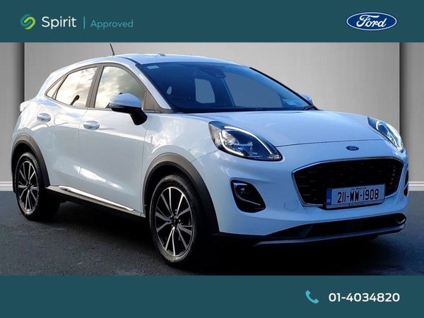 Ford Puma MPV, Petrol Hybrid, 2021, White