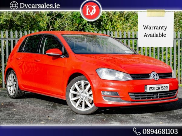 Volkswagen Golf Hatchback, Diesel, 2013, Red