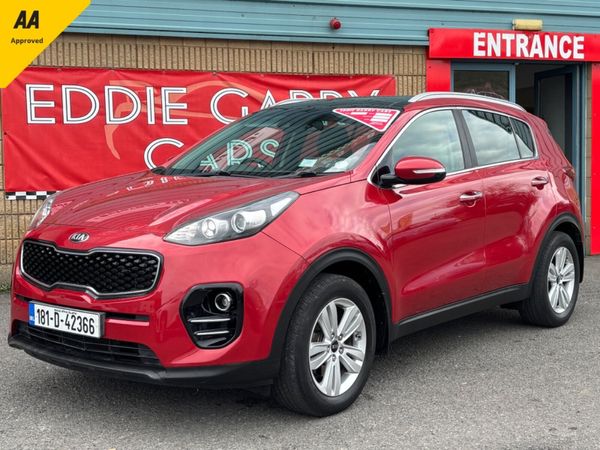 Kia Sportage SUV, Diesel, 2018, Red