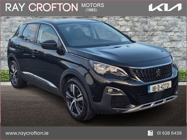Peugeot 3008 MPV, Petrol, 2018, Black