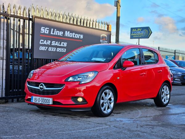 Opel Corsa Hatchback, Petrol, 2015, Red