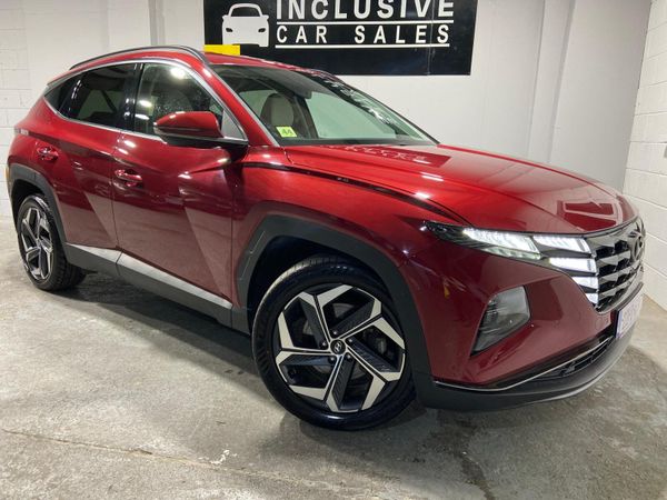 Hyundai Tucson SUV, Petrol Hybrid, 2022, Red