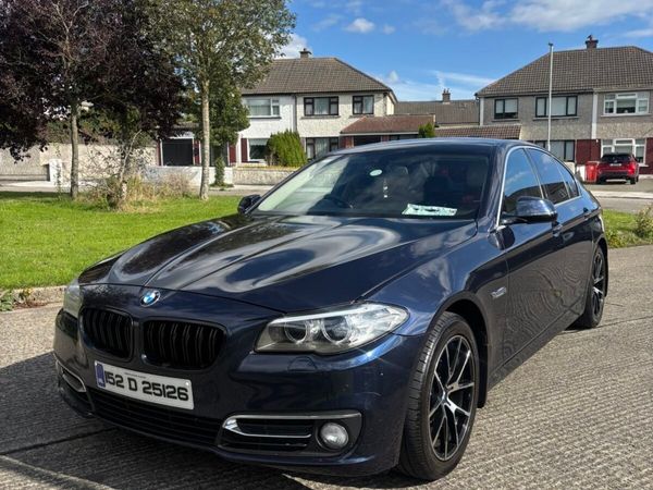 BMW 5-Series Saloon, Diesel, 2015, Blue