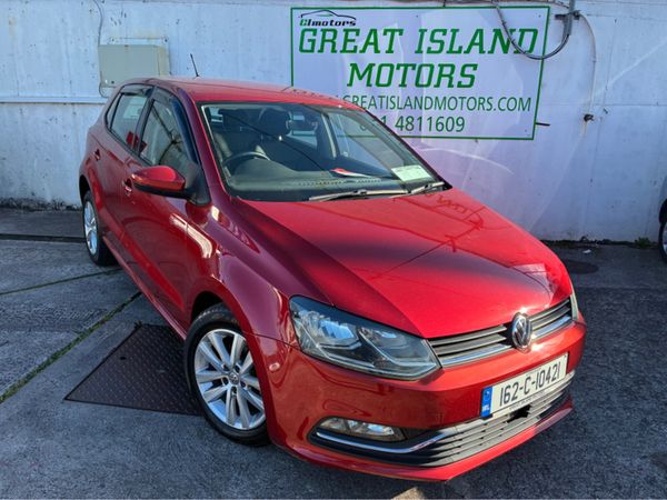 Volkswagen Polo Hatchback, Petrol, 2016, Red