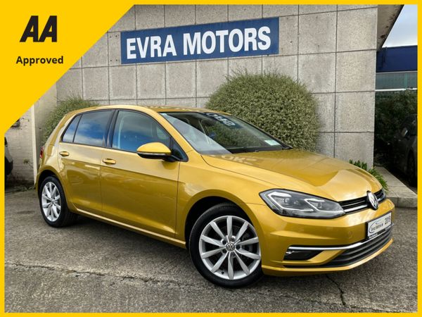 Volkswagen Golf Hatchback, Petrol, 2019, Yellow