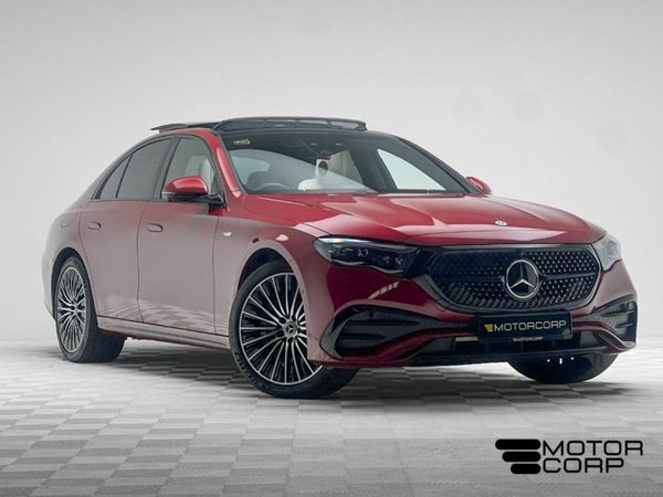 Mercedes-Benz E-Class Saloon, Petrol Plug-in Hybrid, 2025, Red