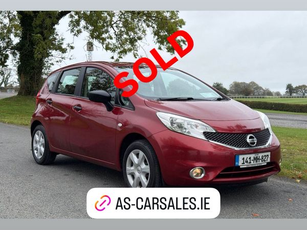 Nissan Note MPV, Petrol, 2014, Red