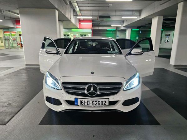 Mercedes-Benz C-Class Saloon, Petrol Plug-in Hybrid, 2016, White