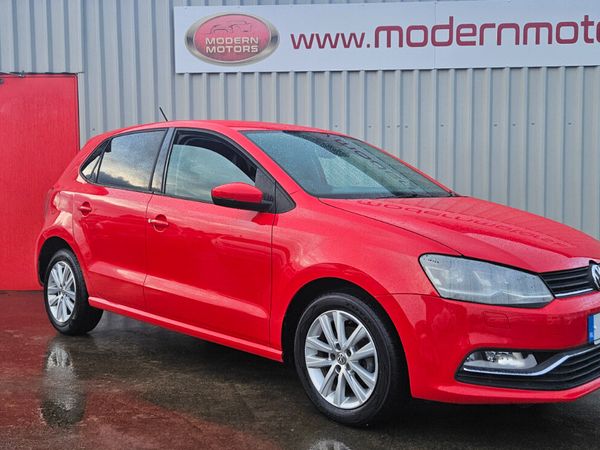 Volkswagen Polo Hatchback, Petrol, 2017, Red