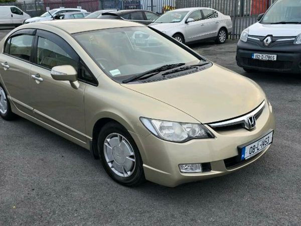 Honda Civic Saloon, Petrol Hybrid, 2008, Beige