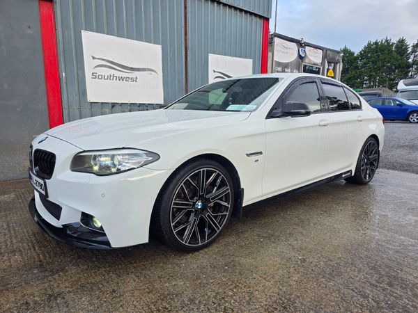 BMW 5-Series Saloon, Diesel, 2015, White