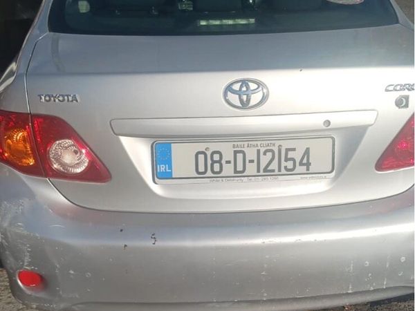Toyota Corolla Saloon, Petrol, 2008, Silver