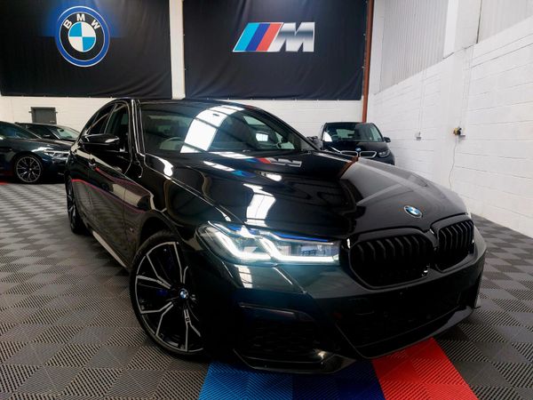 BMW 5-Series Saloon, Petrol Plug-in Hybrid, 2021, Black
