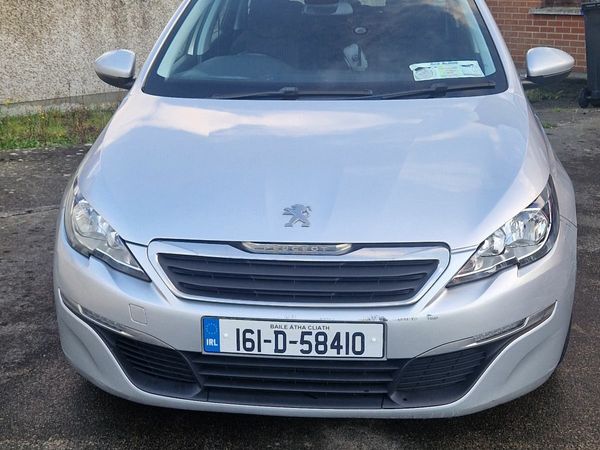 Peugeot 308 Estate, Diesel, 2016, Silver