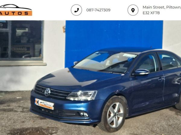 Volkswagen Jetta Saloon, Petrol, 2016, Blue