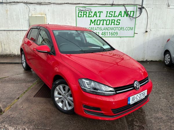 Volkswagen Golf Hatchback, Petrol, 2016, Red