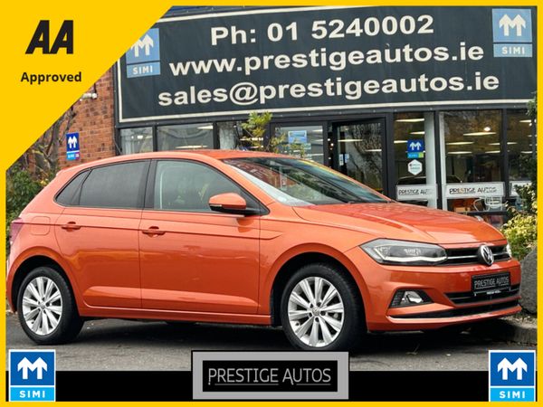 Volkswagen Polo Hatchback, Petrol, 2018, Orange