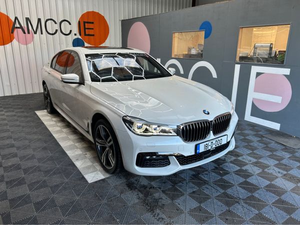 BMW 7-Series Saloon, Petrol Plug-in Hybrid, 2018, White
