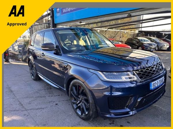 Land Rover Range Rover Sport Estate, Petrol Hybrid, 2019, Blue