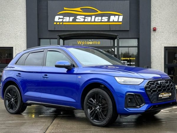 Audi Q5 SUV, Diesel Hybrid, 2021, Blue