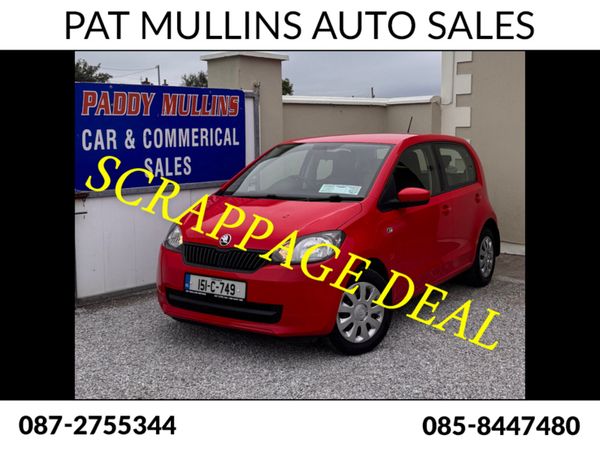 Skoda Citigo Hatchback, Petrol, 2015, Red