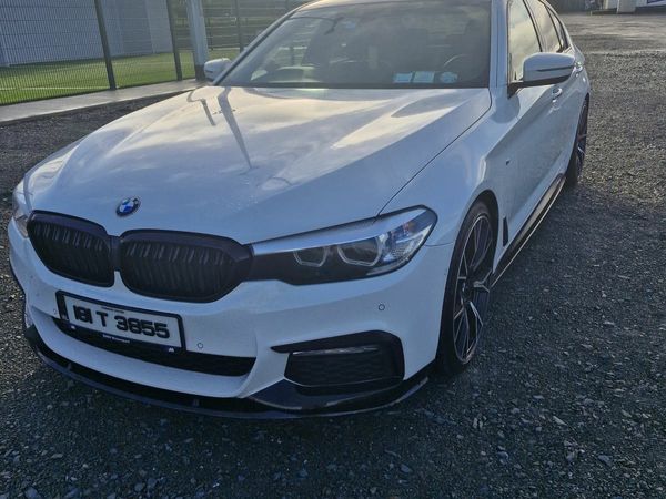 BMW 5-Series Saloon, Diesel, 2018, White