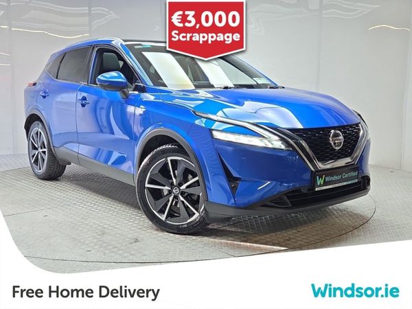 Nissan Qashqai MPV, Petrol Hybrid, 2022, Blue