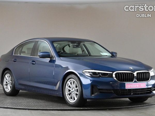 BMW 5-Series Saloon, Diesel, 2021, Blue