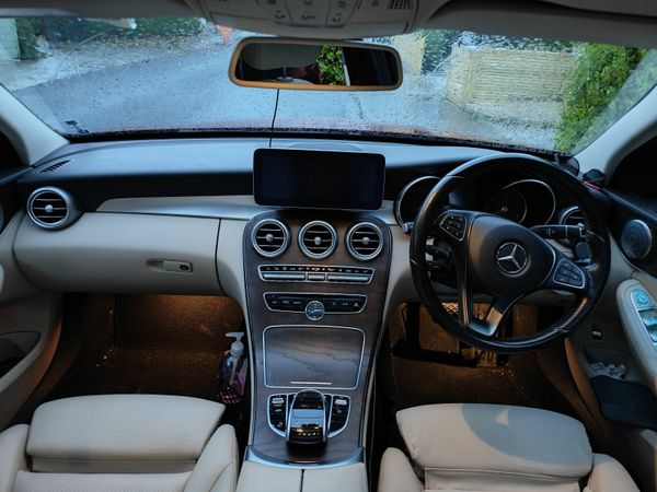 Mercedes-Benz C-Class Saloon, Petrol Plug-in Hybrid, 2016, Red