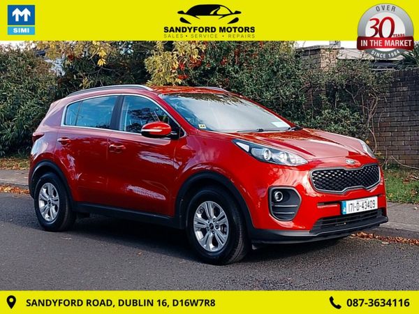 Kia Sportage MPV, Diesel, 2017, Red