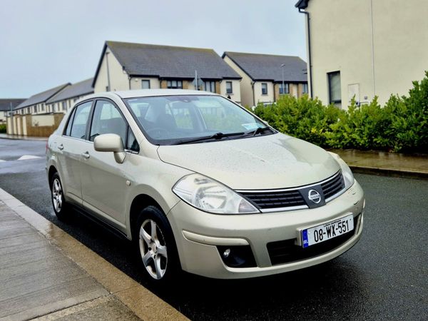 Nissan Tiida Saloon, Petrol, 2008, Silver