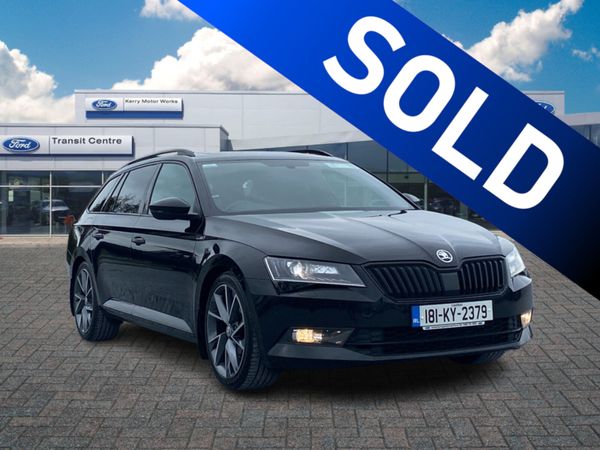 Skoda Superb Estate, Petrol, 2018, Black