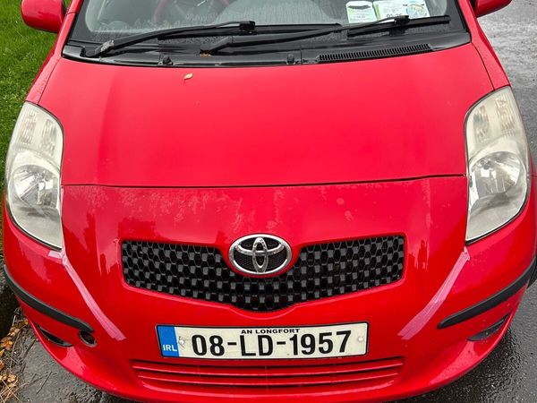 Toyota Yaris Hatchback, Diesel, 2008, Red