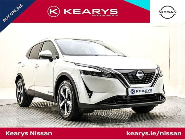 Nissan Qashqai SUV, Petrol Hybrid, 2024, White