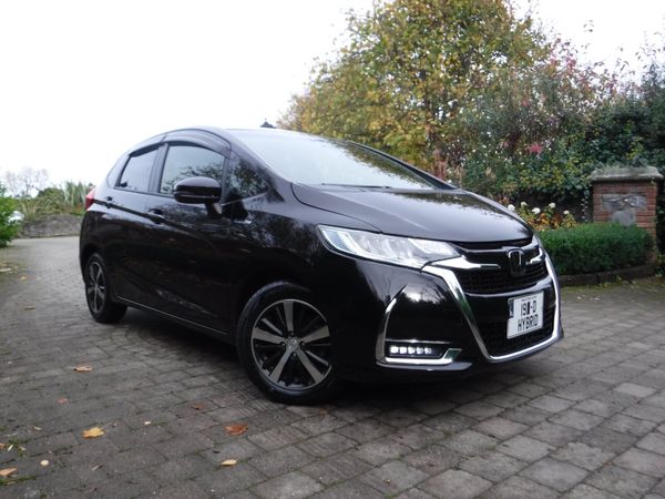 Honda Fit Hatchback, Petrol Hybrid, 2019, Black