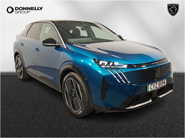 Peugeot 3008 Estate, Electric, 2024, Blue